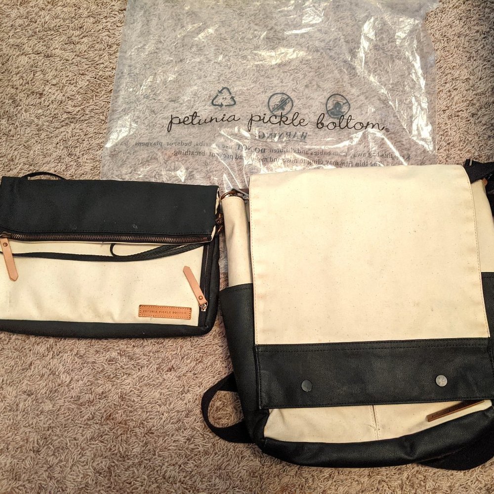 Petunia Pickle Bottom Diaper Bag and Changing Purse